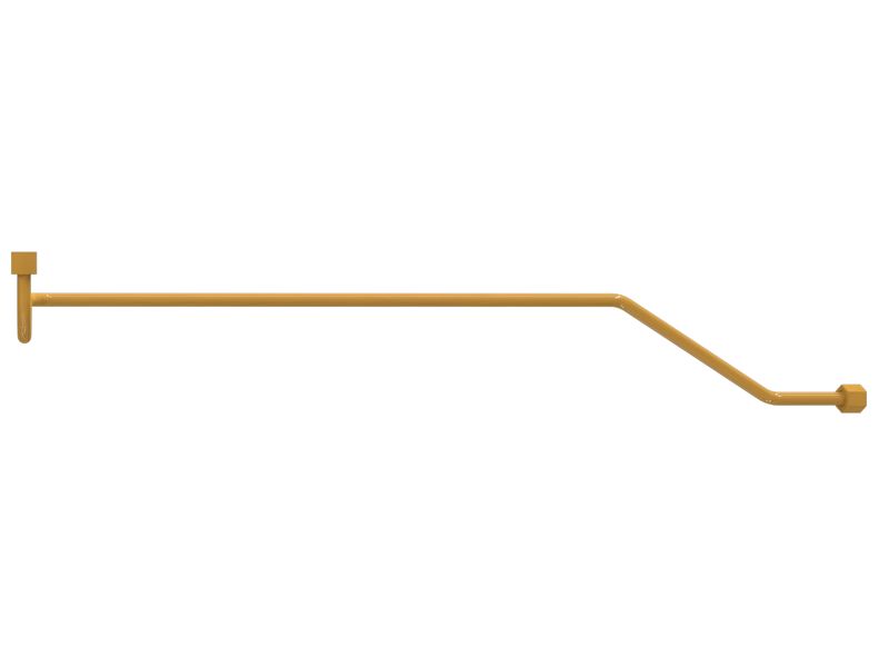 Гидравлическая тормозная трубка с несколькими изгибами в сборе