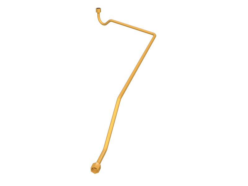 126-7148: Гидравлическая тормозная трубка с несколькими изгибами в сборе