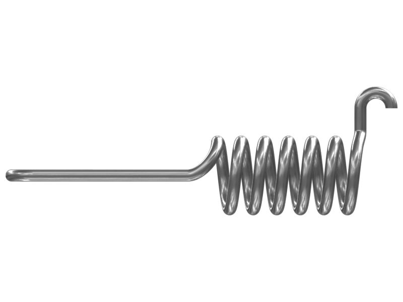 Стальная пружина с Y-образным удлинением крюка