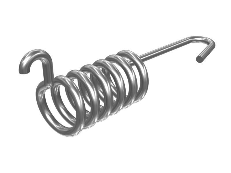 Стальная пружина с Y-образным удлинением крюка