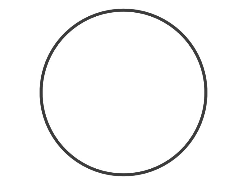 Уплотнение с внутренним диаметром 353,19 мм, голубого цвета