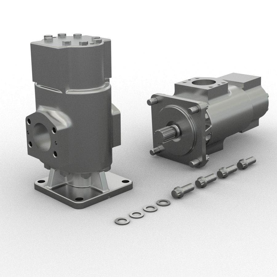 C175 Repower Rear axle cooler kit