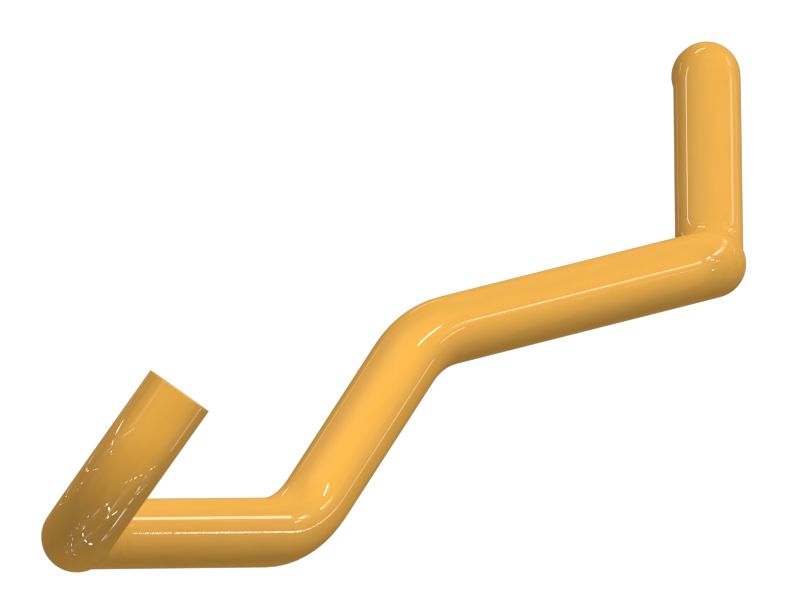 ТРУБКА ДЛЯ ОТВОДА ДЫМА ПРАВАЯ