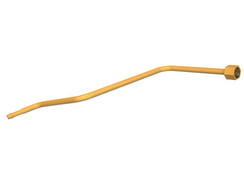 Топливный патрубок с несколькими изгибами в сборе