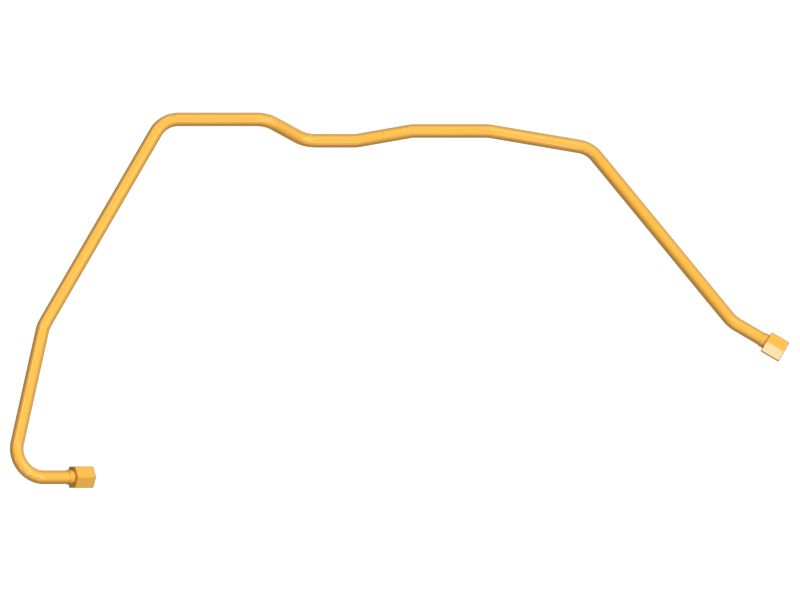 Жидкостный патрубок с торцевой накидной гайкой и одинарным раструбом 15,88 мм