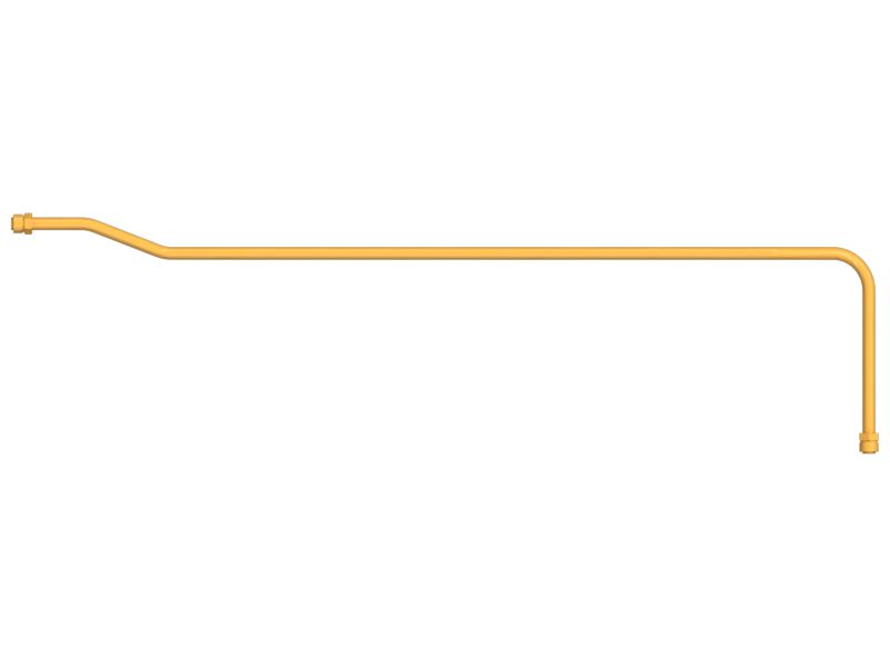 Тормозная трубка с несколькими изгибами с наружным диаметром 12,70 мм