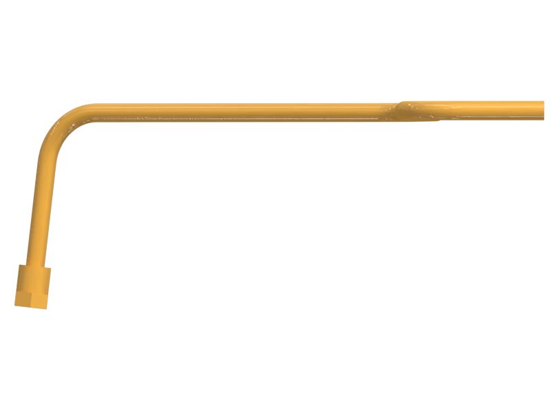 Узел гидравлической трубы с несколькими изгибами