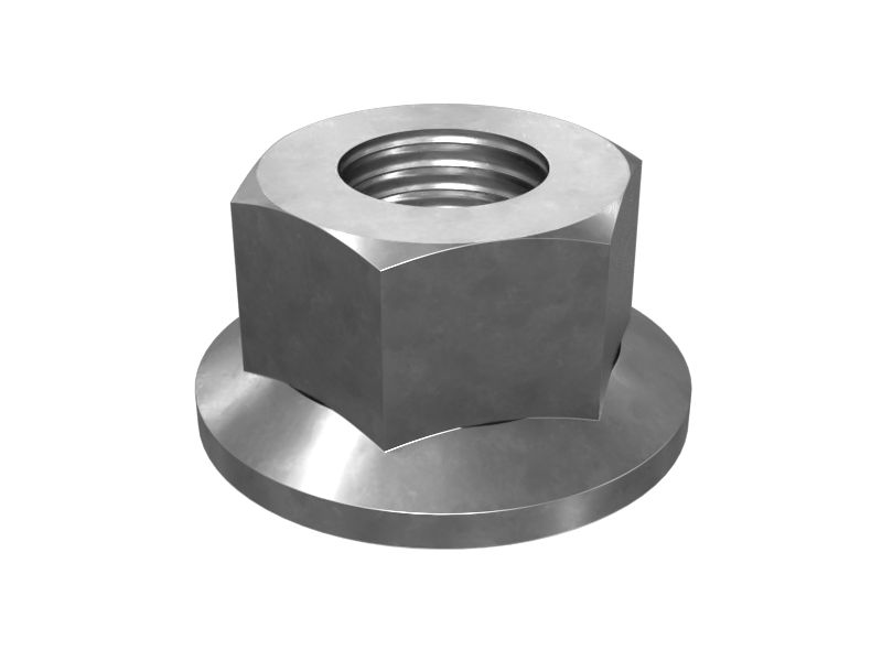 Шестигранная фланцевая гайка 5/8''-18