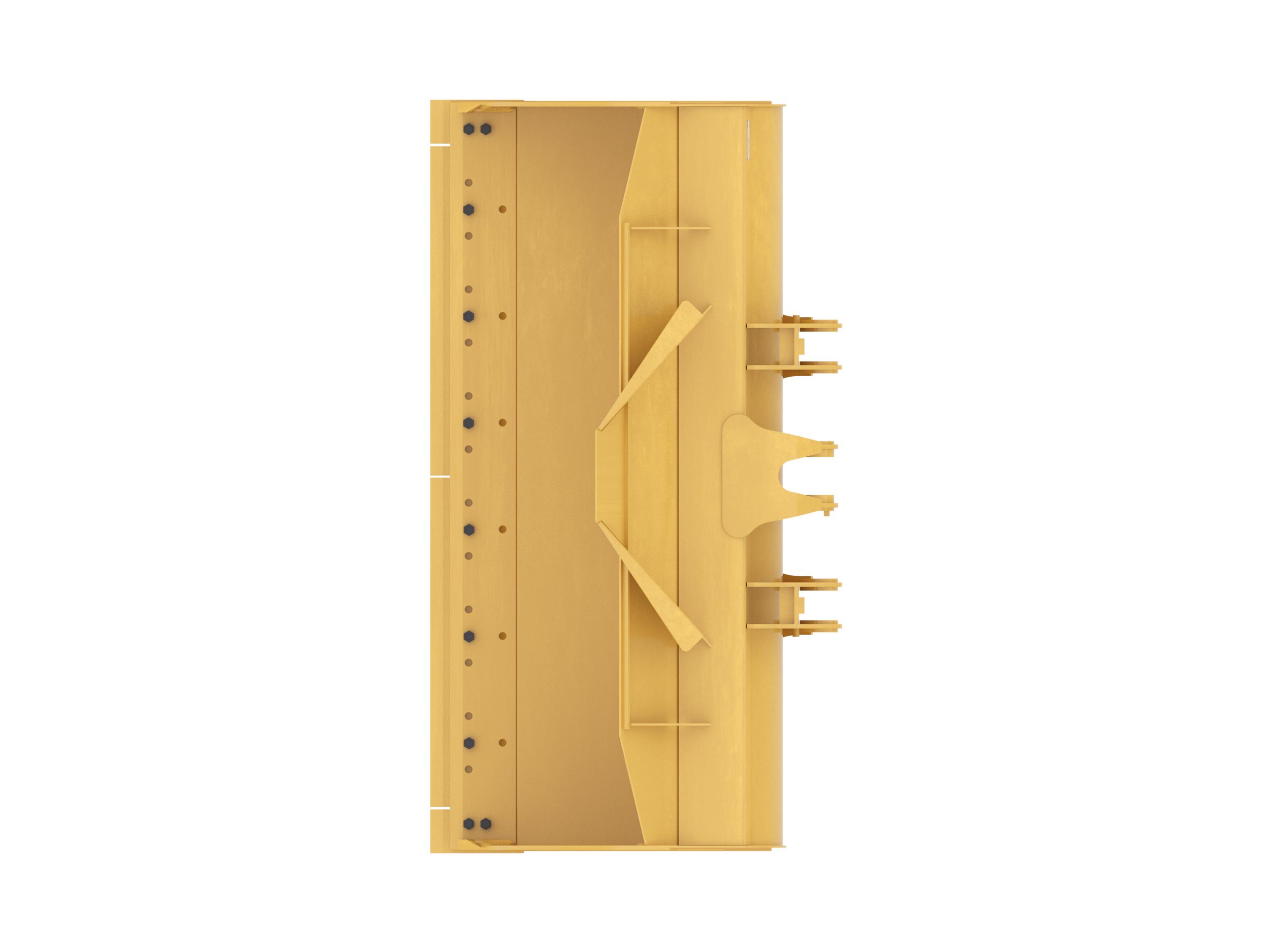 593-8641: 2,9 m3 (3,8 yd3), à claveter, lame de coupe à boulonner, pneus 23.5R25