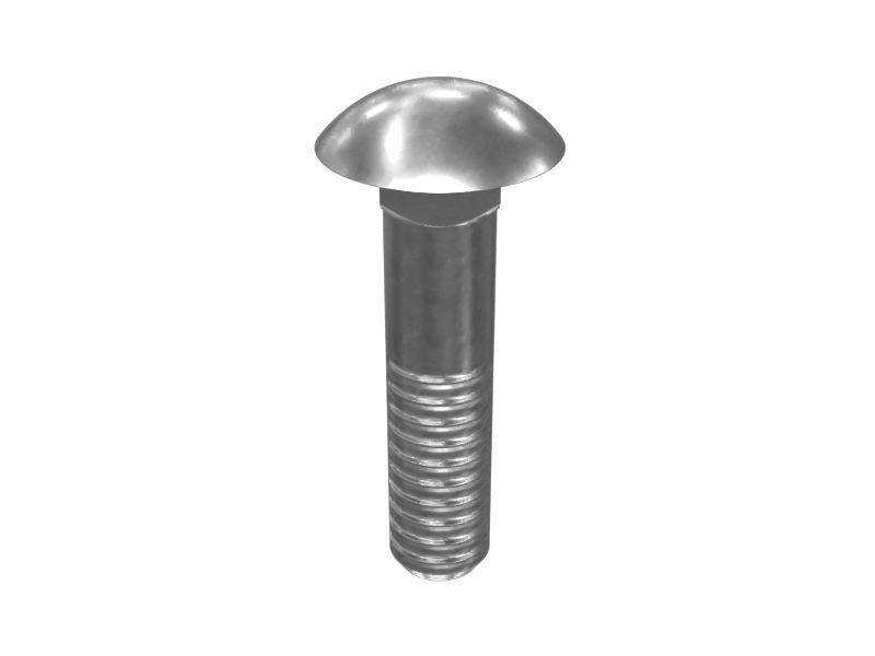 1D-4690: Болт каретки 1/2"-13 x 2 1/4