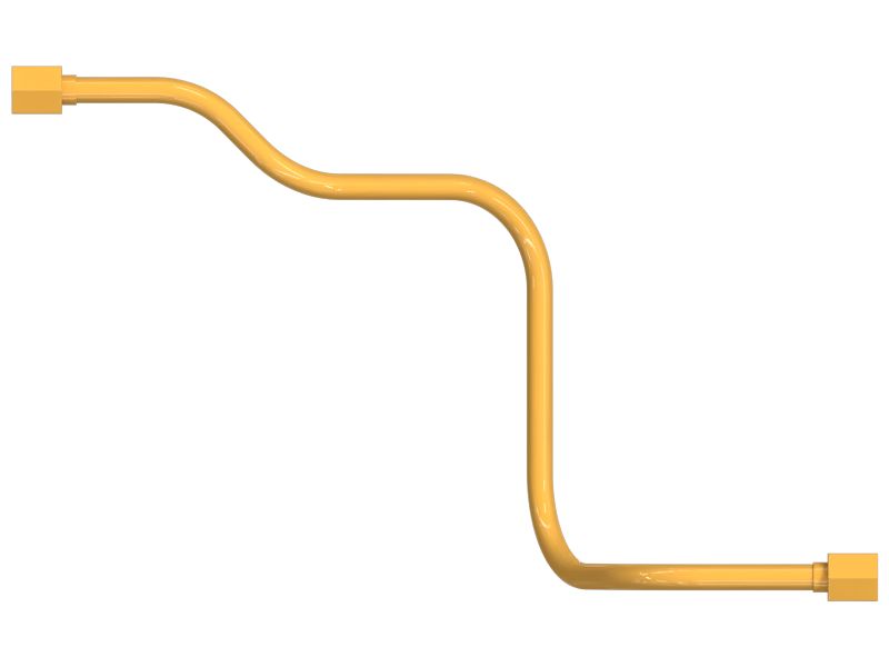 Трубка топливного фильтра 9,52 мм с одним расширением