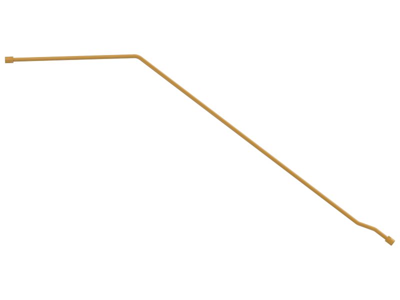 Смазочный патрубок с несколькими изгибами в сборе