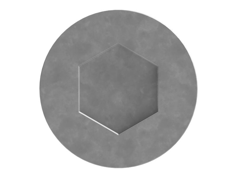 Болт с шестигранной головкой под торцевой ключ M10-1,5 x 50 мм