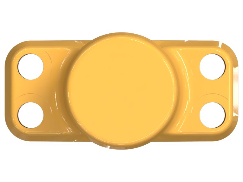 Стальная крышка подшипника с внутренним диаметром 124 мм