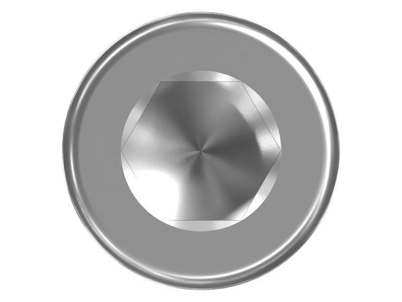 Болт с шестигранной головкой под торцевой ключ M10-1,5 x 70 мм