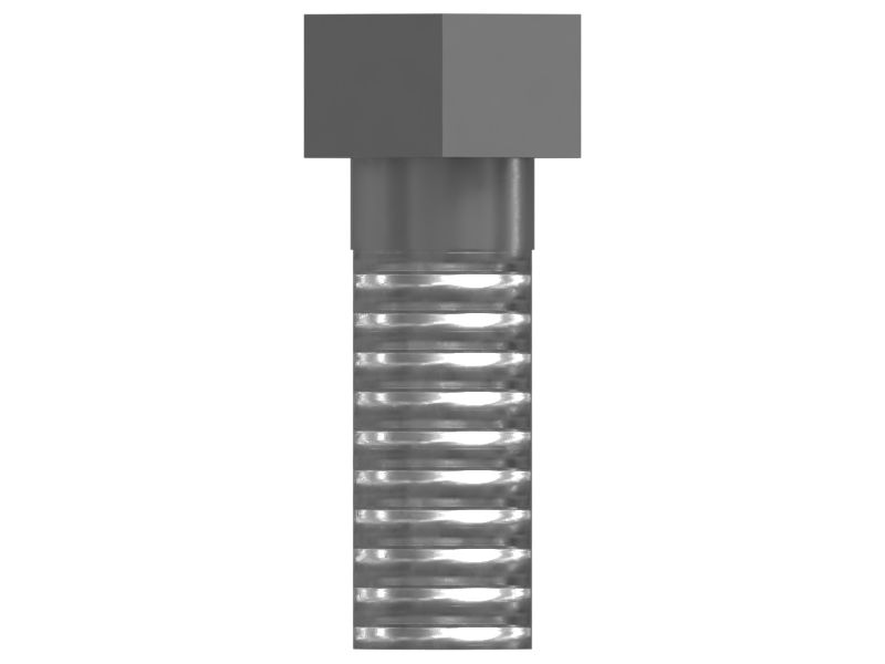 Болт с шестигранной головкой 3/8''-16 x 1''
