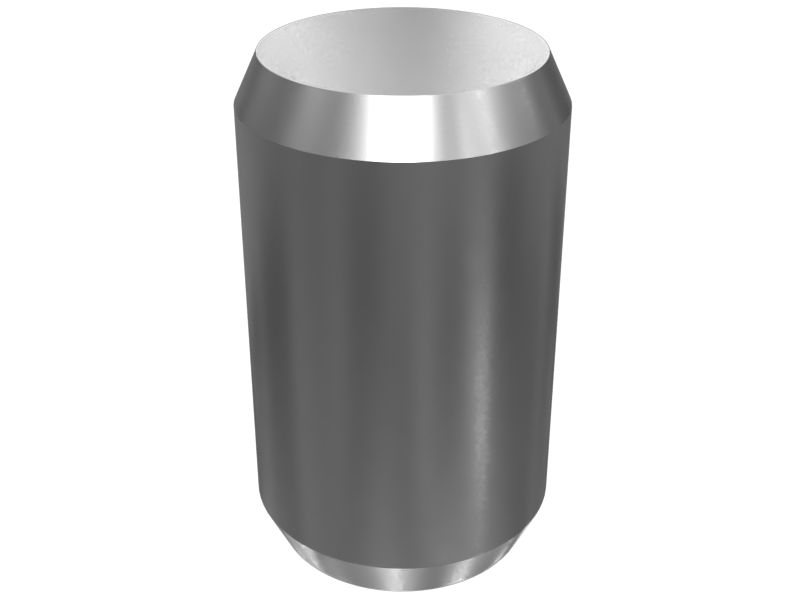 Стальной установочный штифт со скошенным концом длиной 15,75 мм