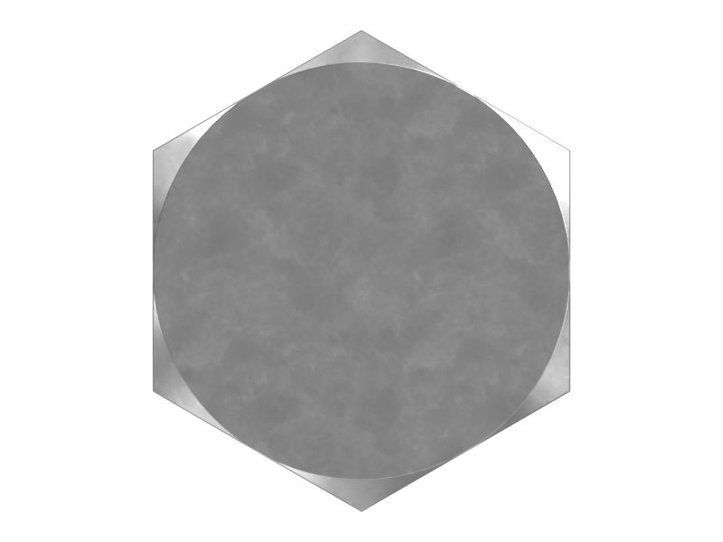 Болт с шестигранной головкой с резьбой M12X1,75