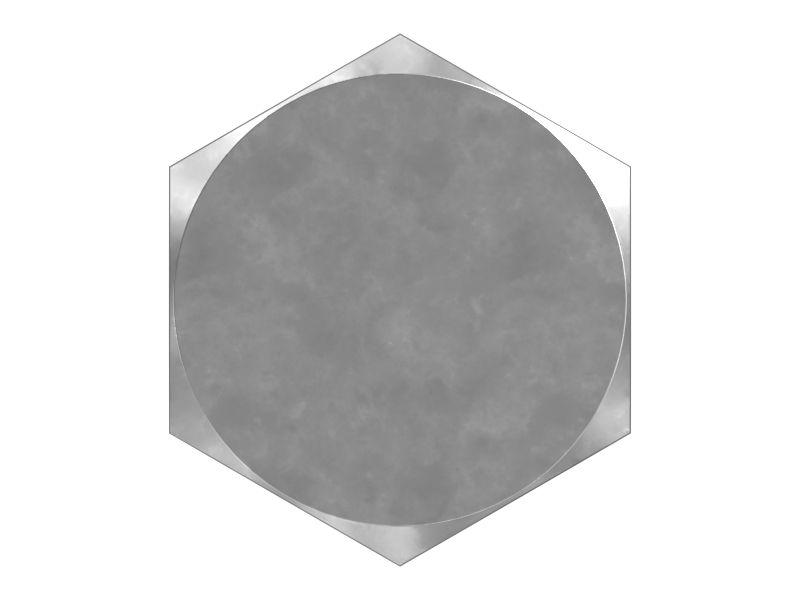 Болт с шестигранной головкой 3/8''-16 x 1''