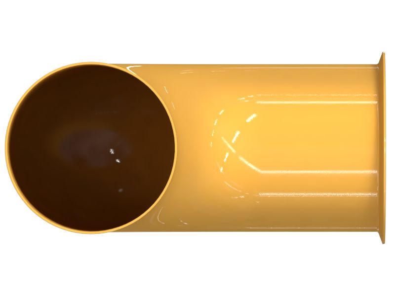 Стальная труба с наружным диаметром колена 127,00 мм