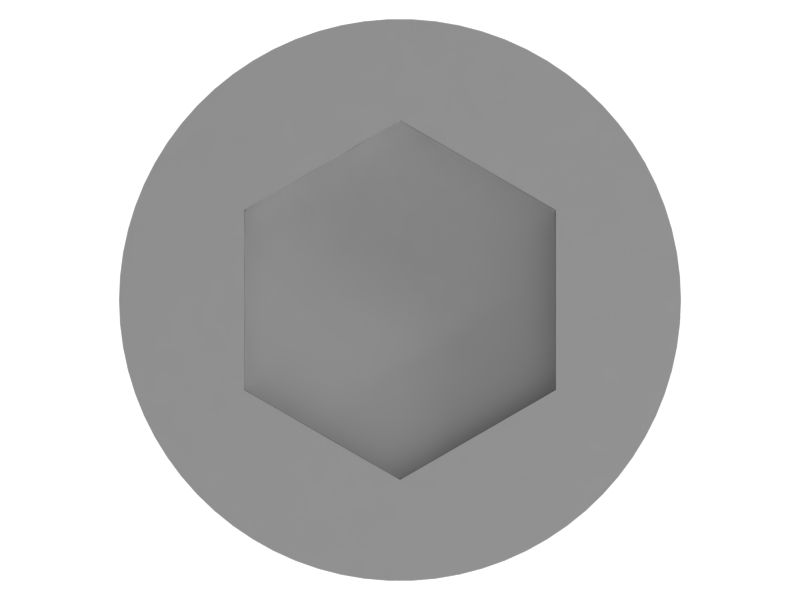 Болт с шестигранной головкой под торцевой ключ M12-1,75 x 25 мм