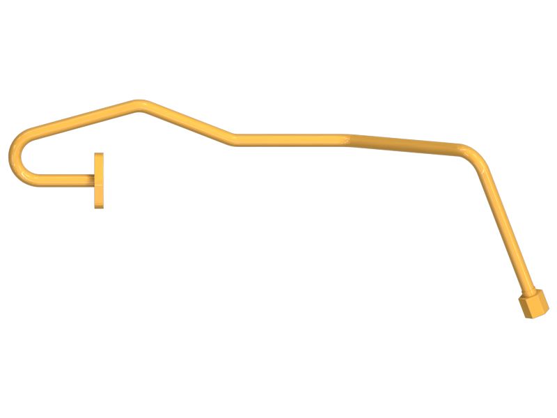 Масляная трубка турбонаддува с фланцем на одном конце 12,70 мм