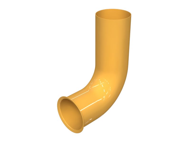 Стальная труба с наружным диаметром колена 127,00 мм