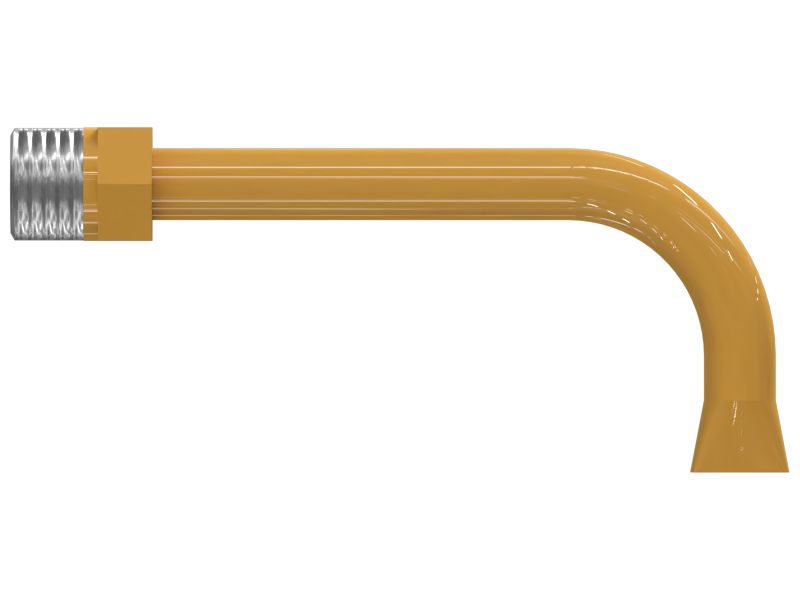 Гидравлическая трубка в сборе с одинарным изгибом