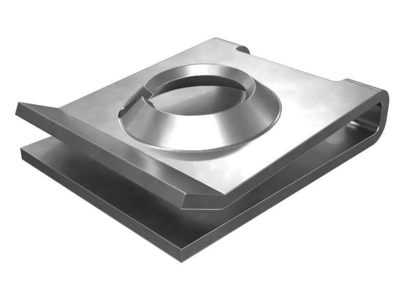 235-8914: Самоконтрящаяся зажимная гайка #10-16