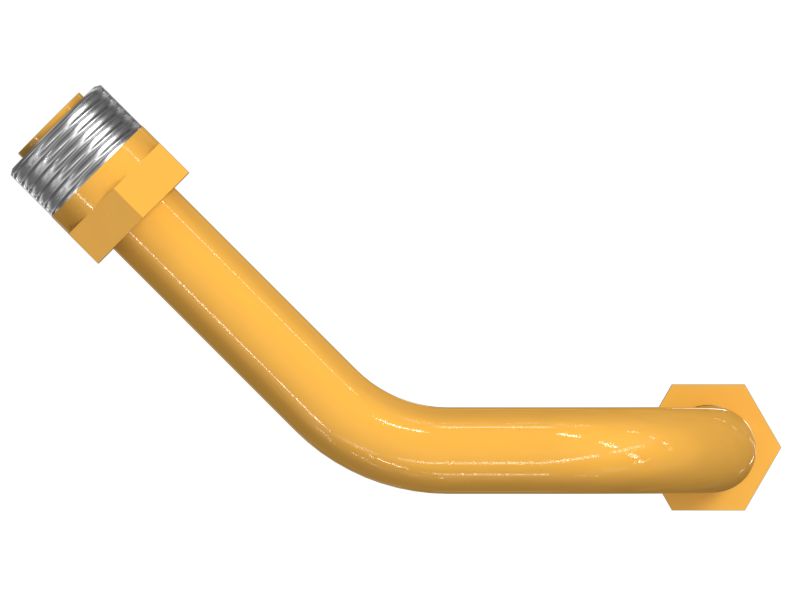 Одноразовая торцевая инвертированная гайка 12,70 мм