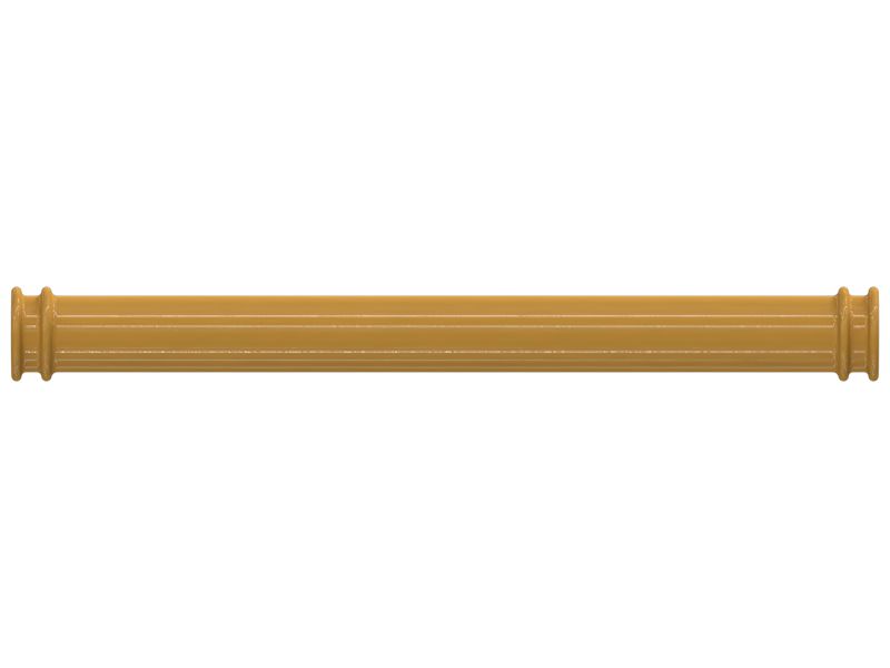 Торцевой патрубок с двумя канавками под уплотнительные кольца, 25,40 мм