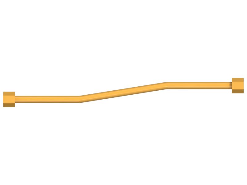 Стальная труба с многократным изгибом наружного диаметра 12,70 мм