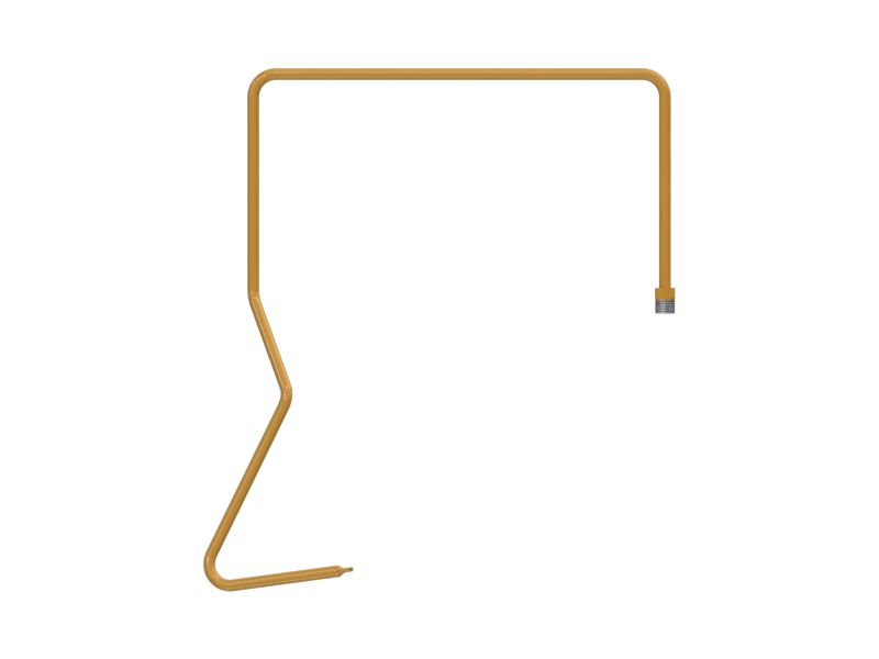 Стальная труба с многократным изгибом наружного диаметра 6,35 мм