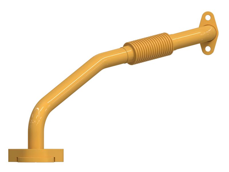 Патрубок слива масла в сборе