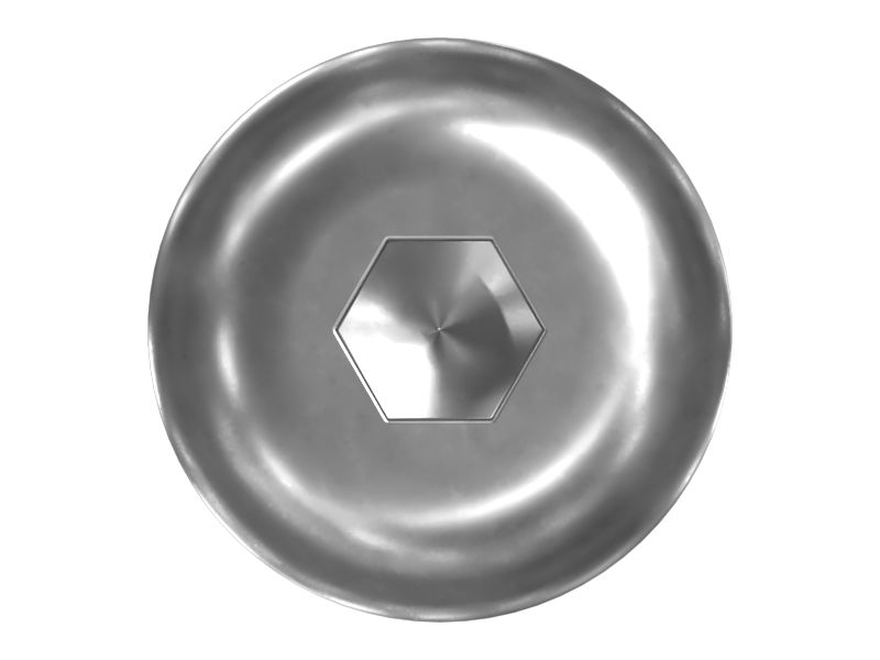 Винт с внутренним шестигранником и сферической головкой (резьба 8-32)