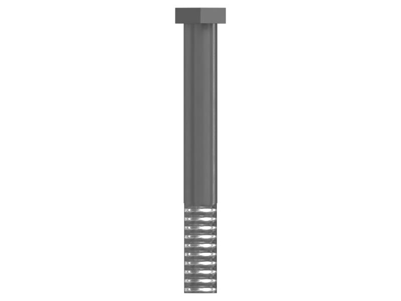 Болт с шестигранной головкой 3/8"-16 x 3