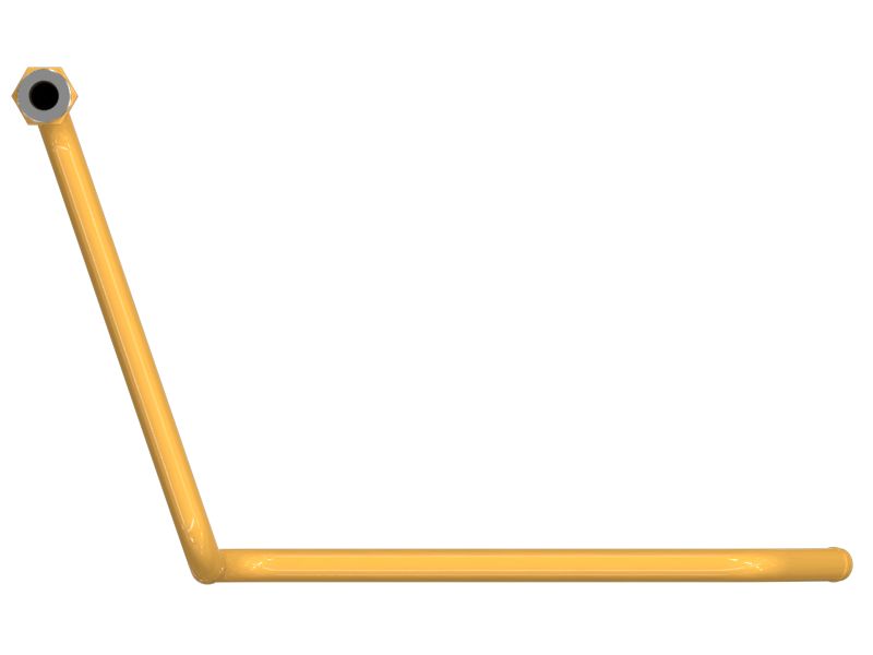 Сливная труба глушителя с наружным диаметром 10,7 мм
