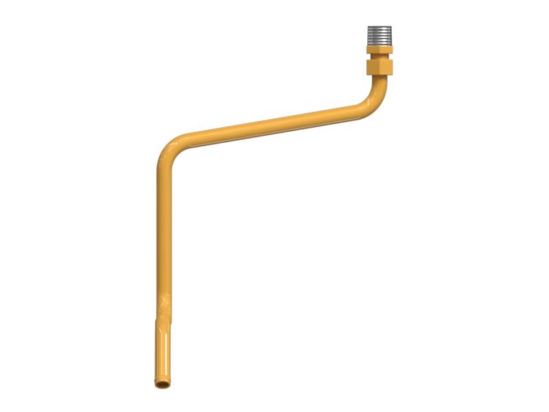 Сливная труба глушителя с наружным диаметром 10,7 мм