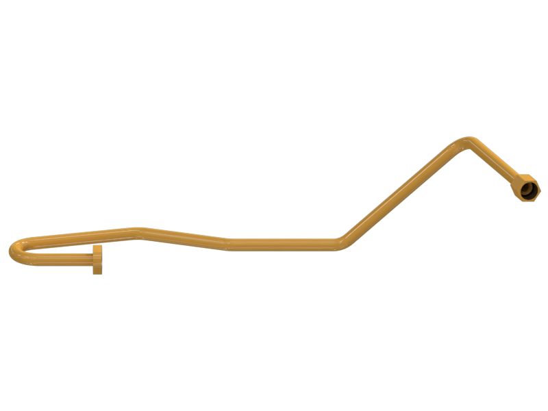 Масляная трубка турбонаддува с фланцем на одном конце 12,70 мм