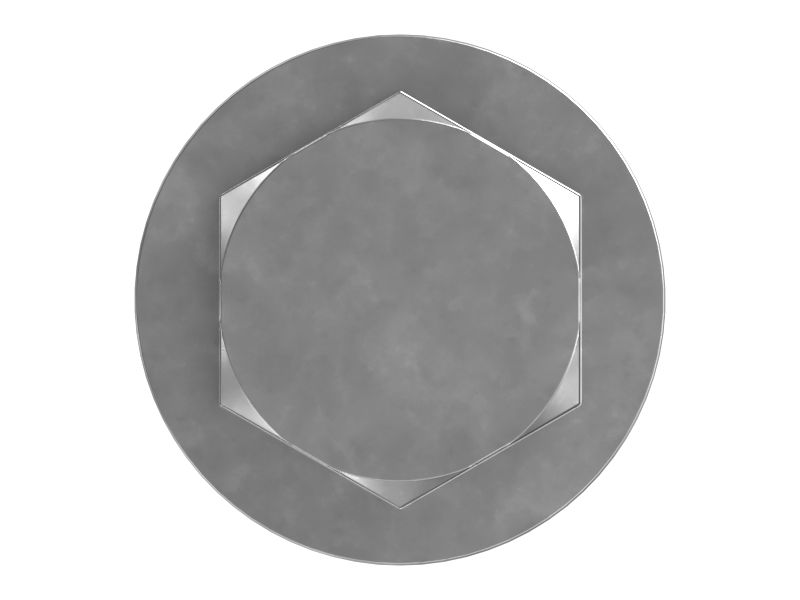 104-3039: 19.05mm Long Hexagonal Head Steel Screw | CATCorp