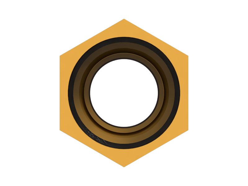 Прямая гидравлическая трубка с одним раструбом диаметром 15,88 мм