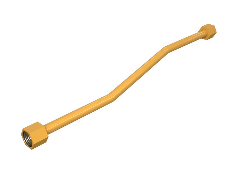 Стальная труба с многократным изгибом наружного диаметра 12,70 мм