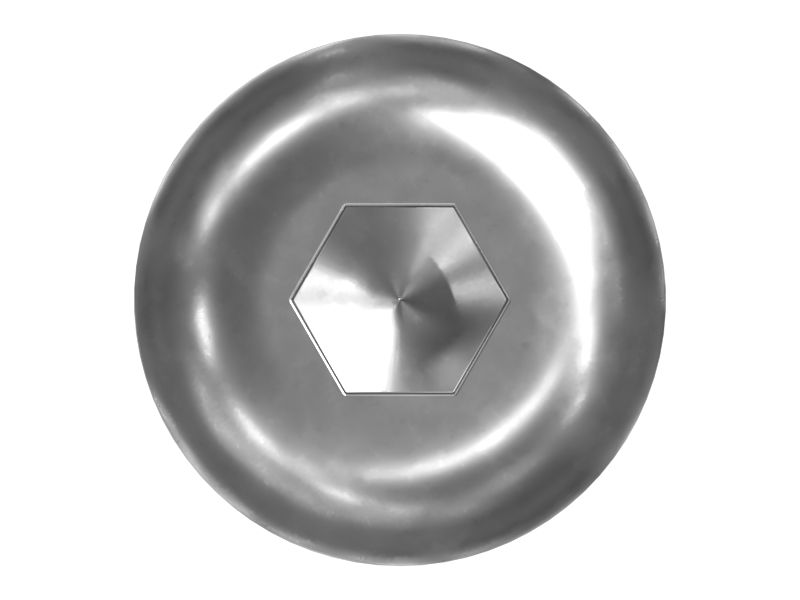 113-8373: . 10 (.190)"-32 X 3/4" Rounded Pan Head Internal Hex Screw 1138373 купить