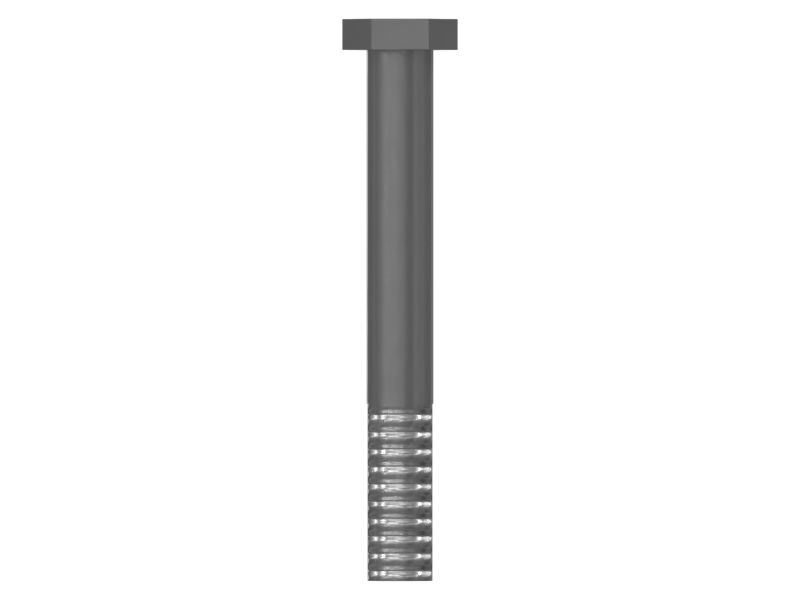 Болт с шестигранной головкой 3/8"-16 x 3