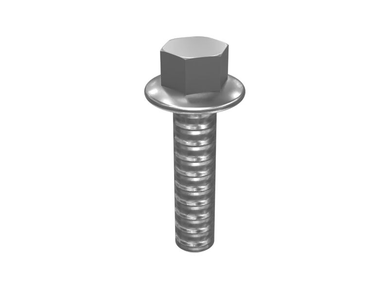 358-5522: M6-1 x 25mm Hex Flange Head Bolt