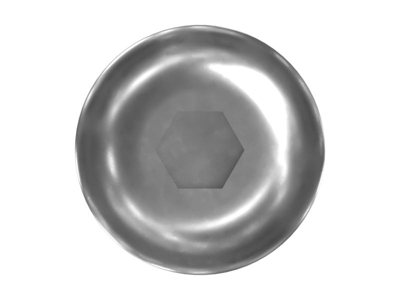 Винт с шестигранной головкой с резьбой 8-32-2A