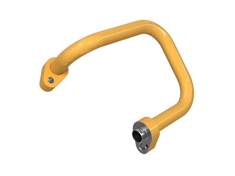 Стальная труба с несколькими изгибами с наружным диаметром 19,05 мм