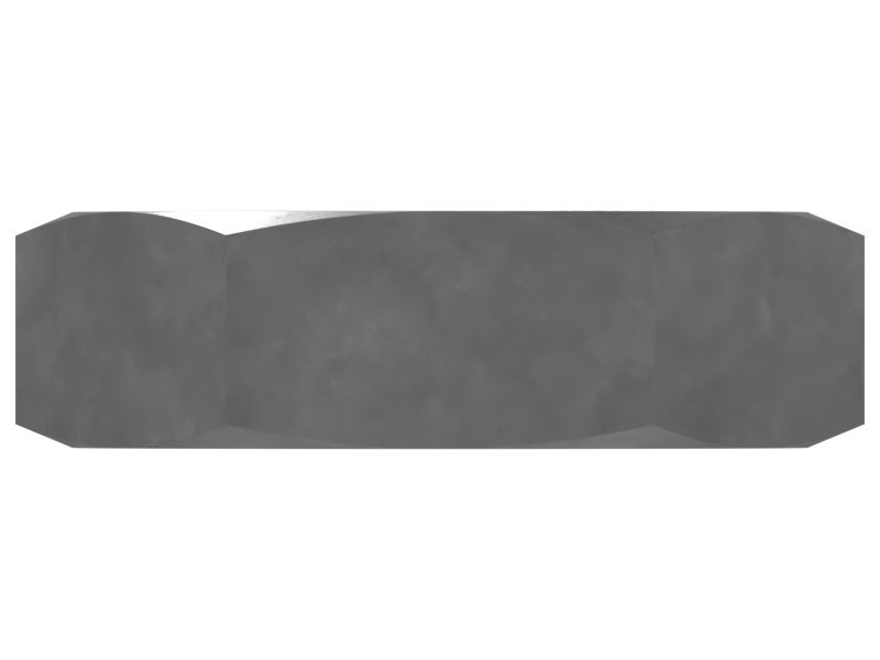 Шестигранная стопорная гайка с резьбой M6X1