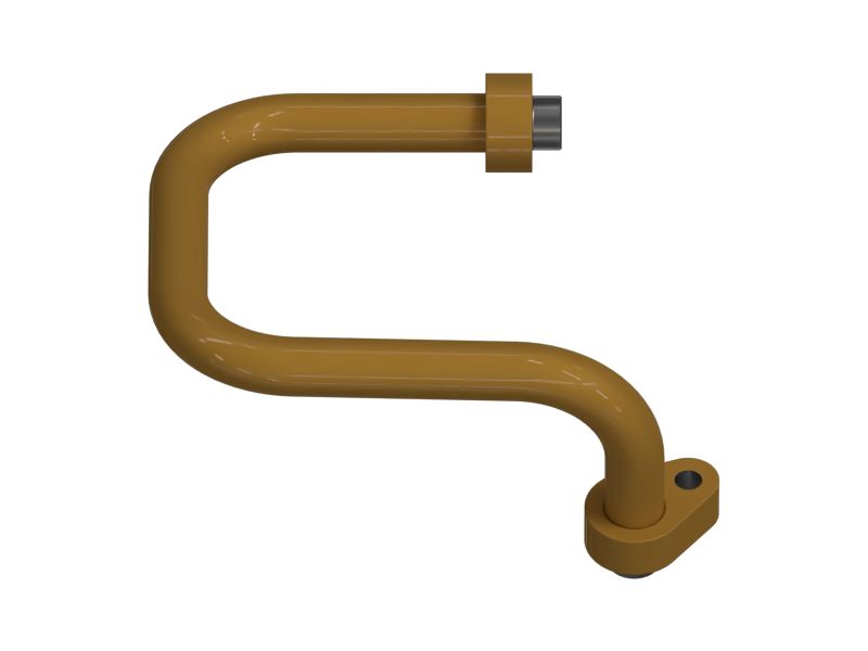 Стальная труба с несколькими изгибами с наружным диаметром 19,05 мм