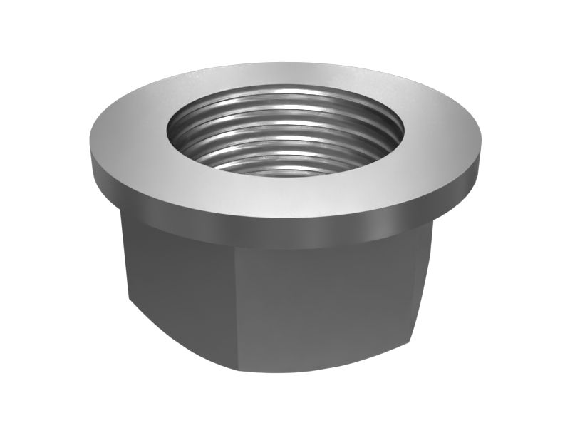 Шестигранная фланцевая гайка